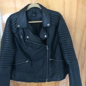 ASOS Curve Moto Leather Jacket